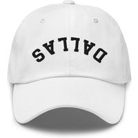 Upside Down Dallas Dad Hat, Inverted Embroidered Hat | Etsy (US)