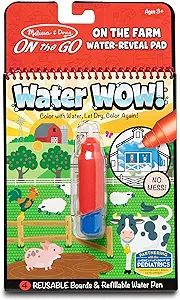 Melissa & Doug Water Wow! On The Farm - Stocking Stuffers, Children's Paint , Activity Books For ... | Amazon (US)