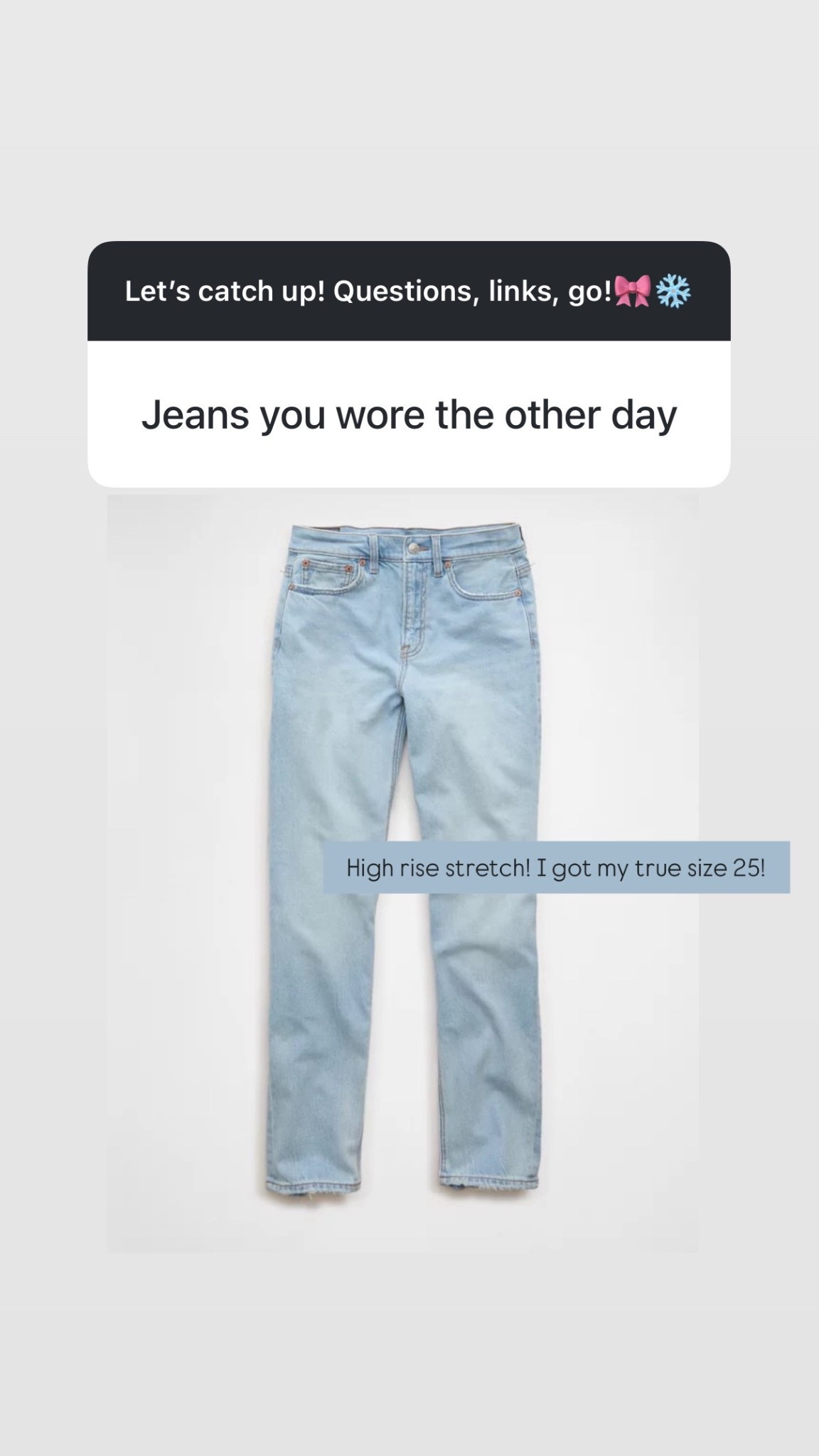 High rise straight jeans 

#LTKgrwm