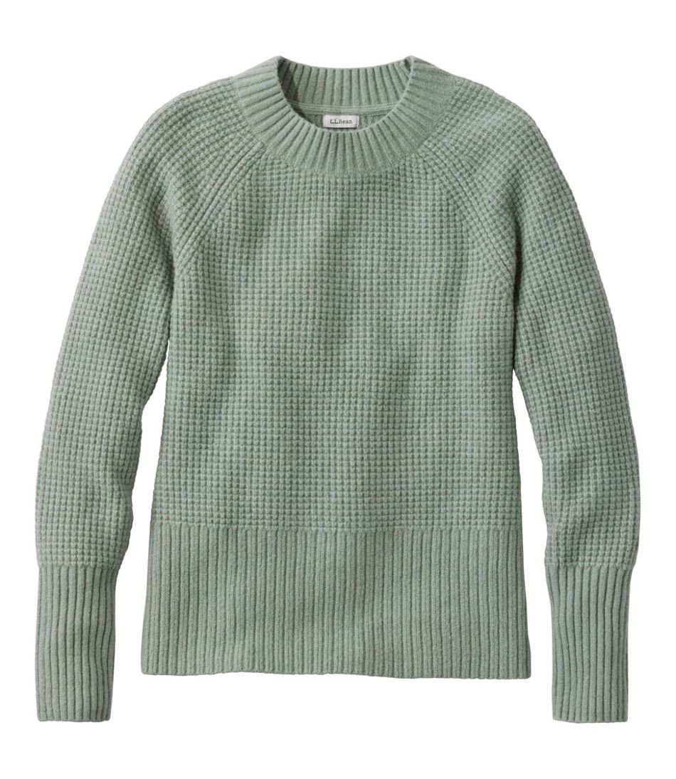 Women's SuperSoft Waffle Sweater, Crewneck | L.L. Bean