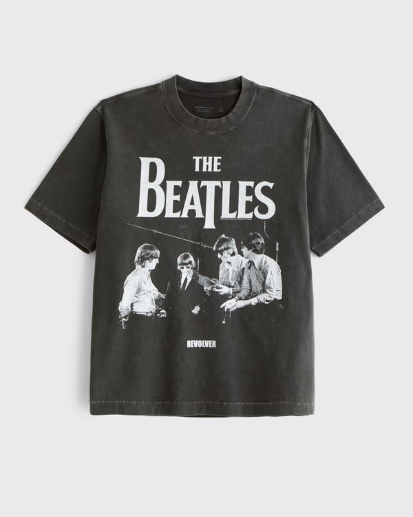 Men's Premium Heavyweight 2.0 The Beatles Graphic Tee | Men's Tops | Abercrombie.com | Abercrombie & Fitch (US)