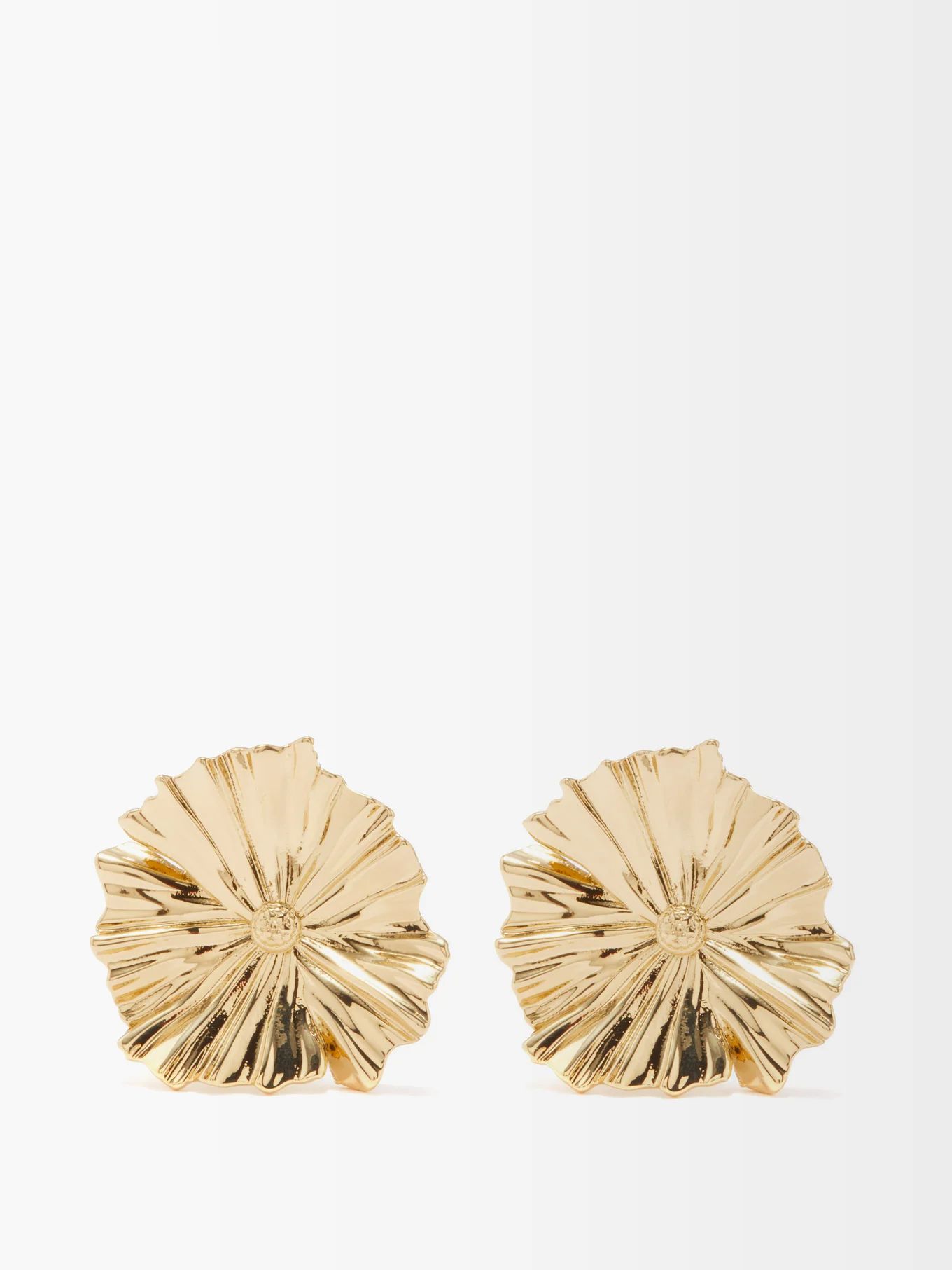 Amary 18kt gold-plated earrings | Matches (UK)