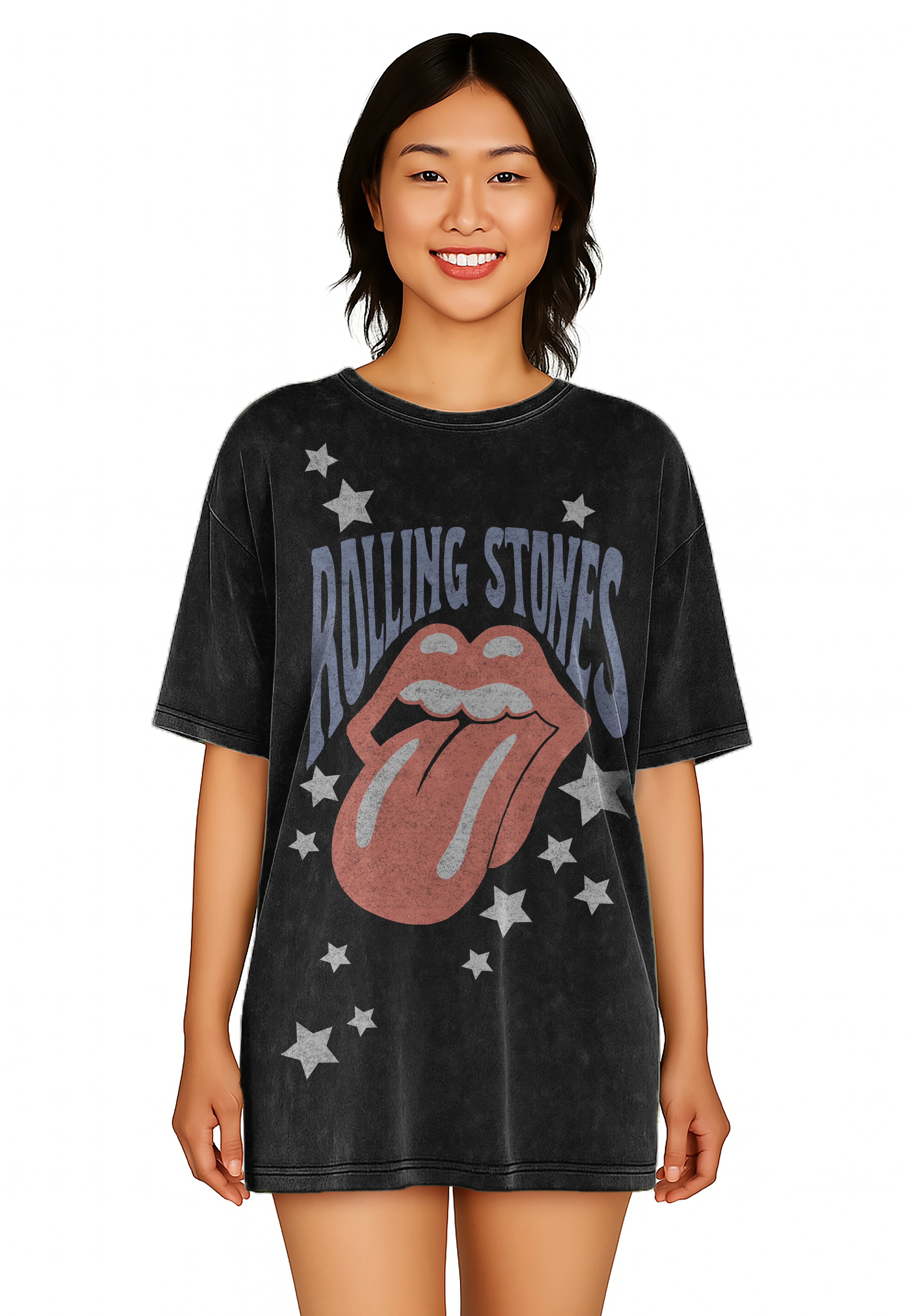 Rolling Stones Women's Oversized Sleep Shirt, Sizes XS-3X | Walmart (US)