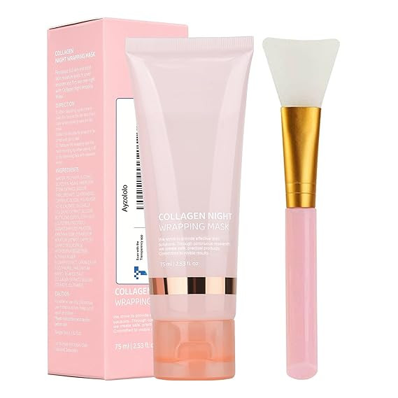 Collagen Night Wrapping Mask,Overnight Wrapping Mask,Peel Off Face Mask,Elasticity and Hydration ... | Amazon (US)