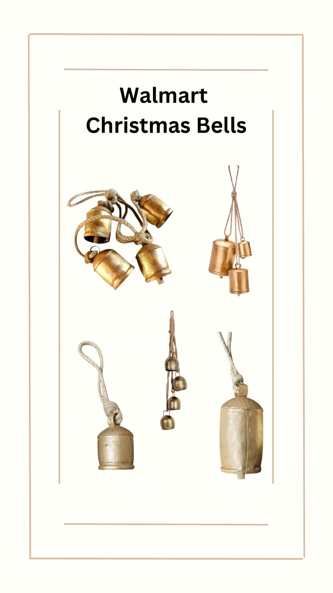  Walmart find. Christmas Bell on sale under $10. 

#LTKHoliday #LTKhome #LTKCyberWeek