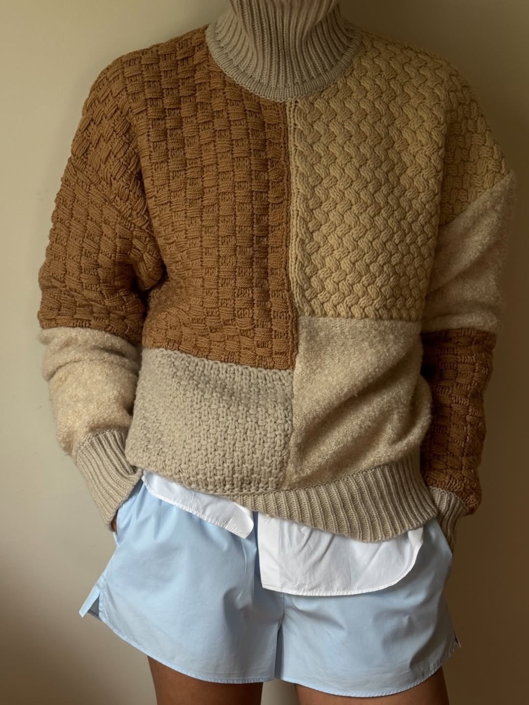 The most beautiful quilted Amiya sweater!