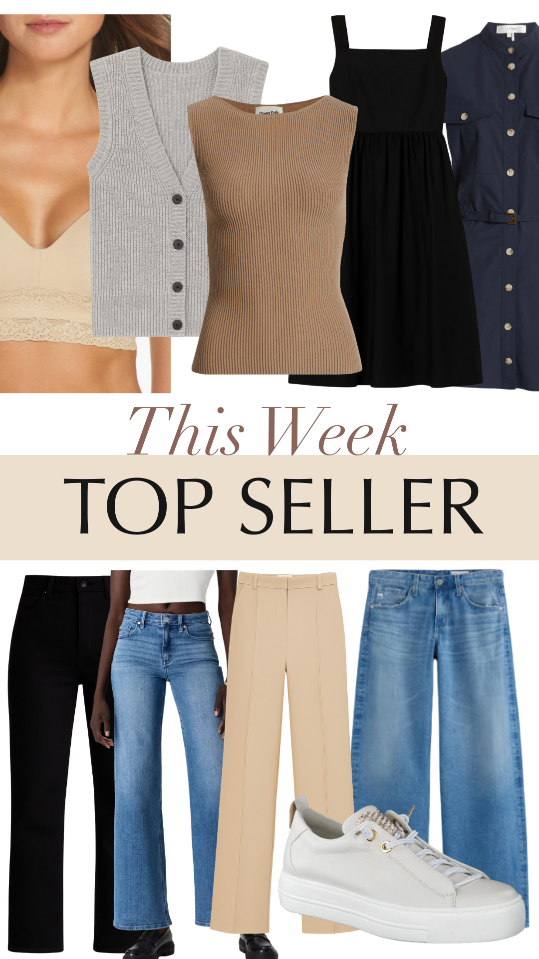 This week’s best-sellers are here 🤍 Timeless knits, classic denim, and effortless staples you’ll wear on repeat. Shop the styles everyone’s loving most. 

 #LTKPetite #LTKStyleTip