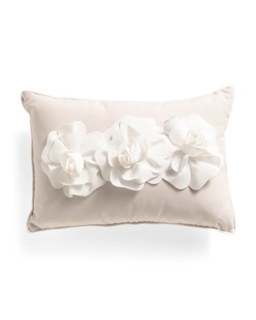 14x20 Outdoor 3d Floral Pillow | TJ Maxx