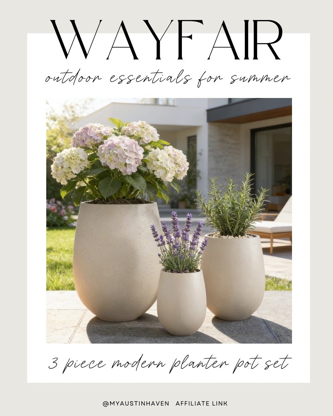 Outdoor Patio Planter Set of 3 🌿 love the modern style of these!

Planters, gardening, patio decor, front porch decor

#LTKSeasonal #LTKSaleAlert #LTKHome