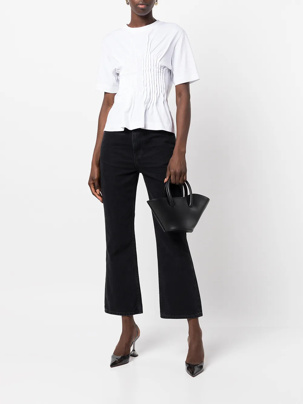 Tulip leather tote | Farfetch Global