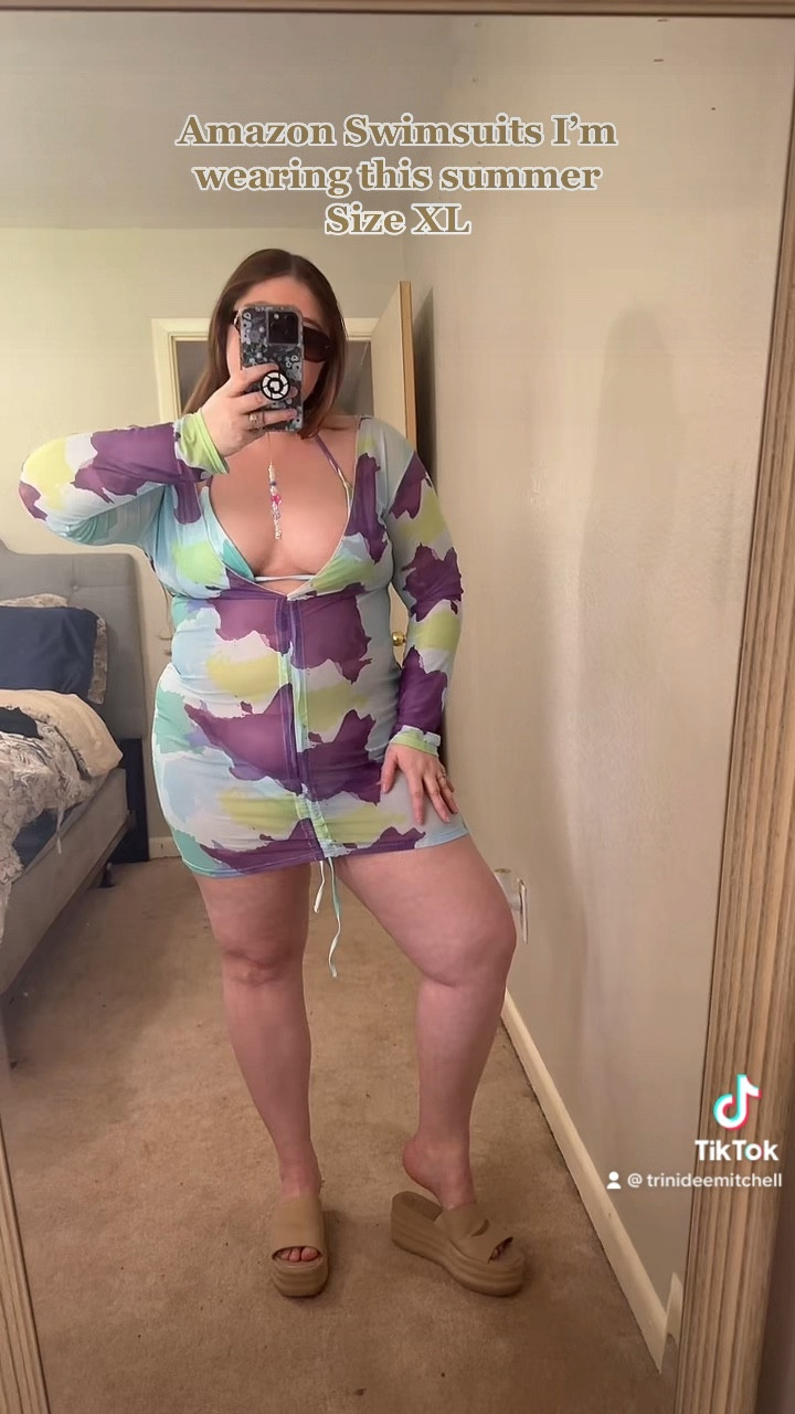 Amazon swim that I’m wearing all summer
Size XL
Sandals size 8

#LTKstyletip #LTKswim #LTKtravel