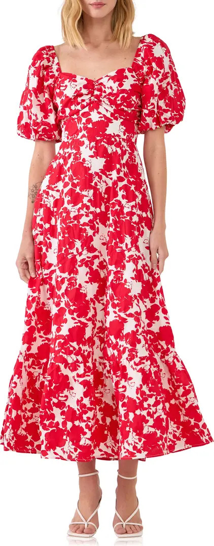 Free the Roses Floral Print Cotton Maxi Dress | Nordstrom | Nordstrom