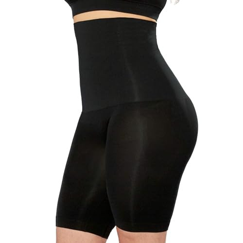 SHAPERMINT Shapewear for Women - High-Waisted Shapewear Tummy Control Shorts, Faja Body Shaper, Underwear for Women Black | Amazon (US)