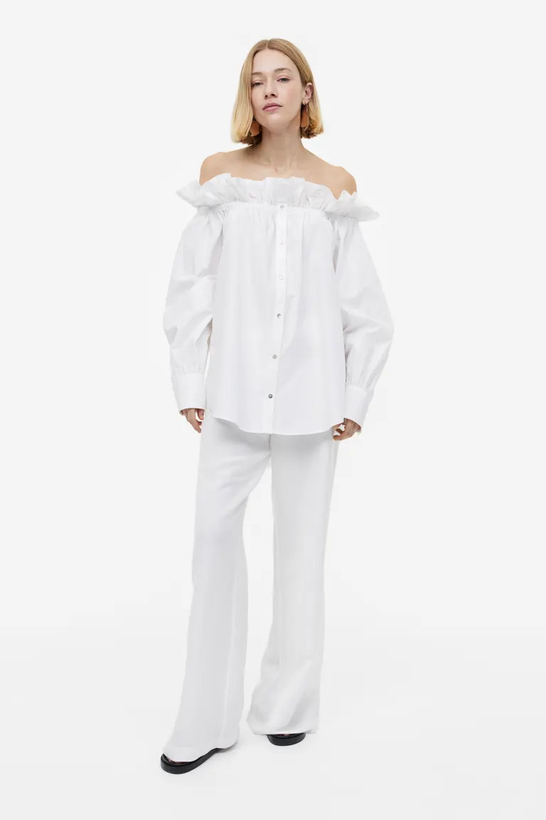 Off-the-shoulder Blouse | H&M (US + CA)