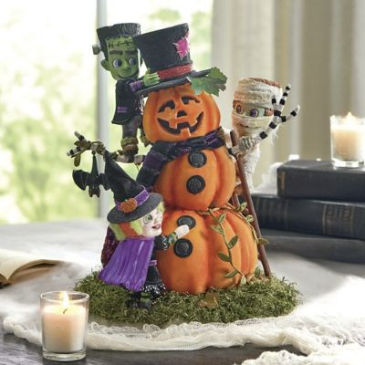 Katherine's Collection Pumpkin Snowman Display | Grandin Road