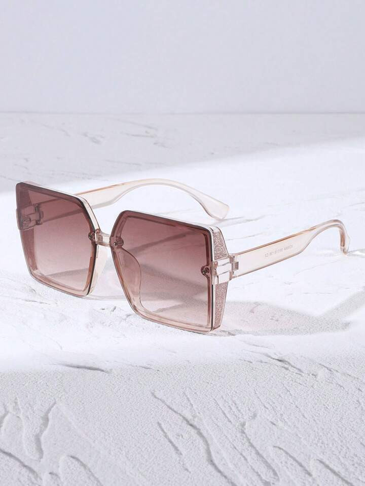 1pc Square-Shaped Women's Fashionable High-End Sunglasses | SHEIN