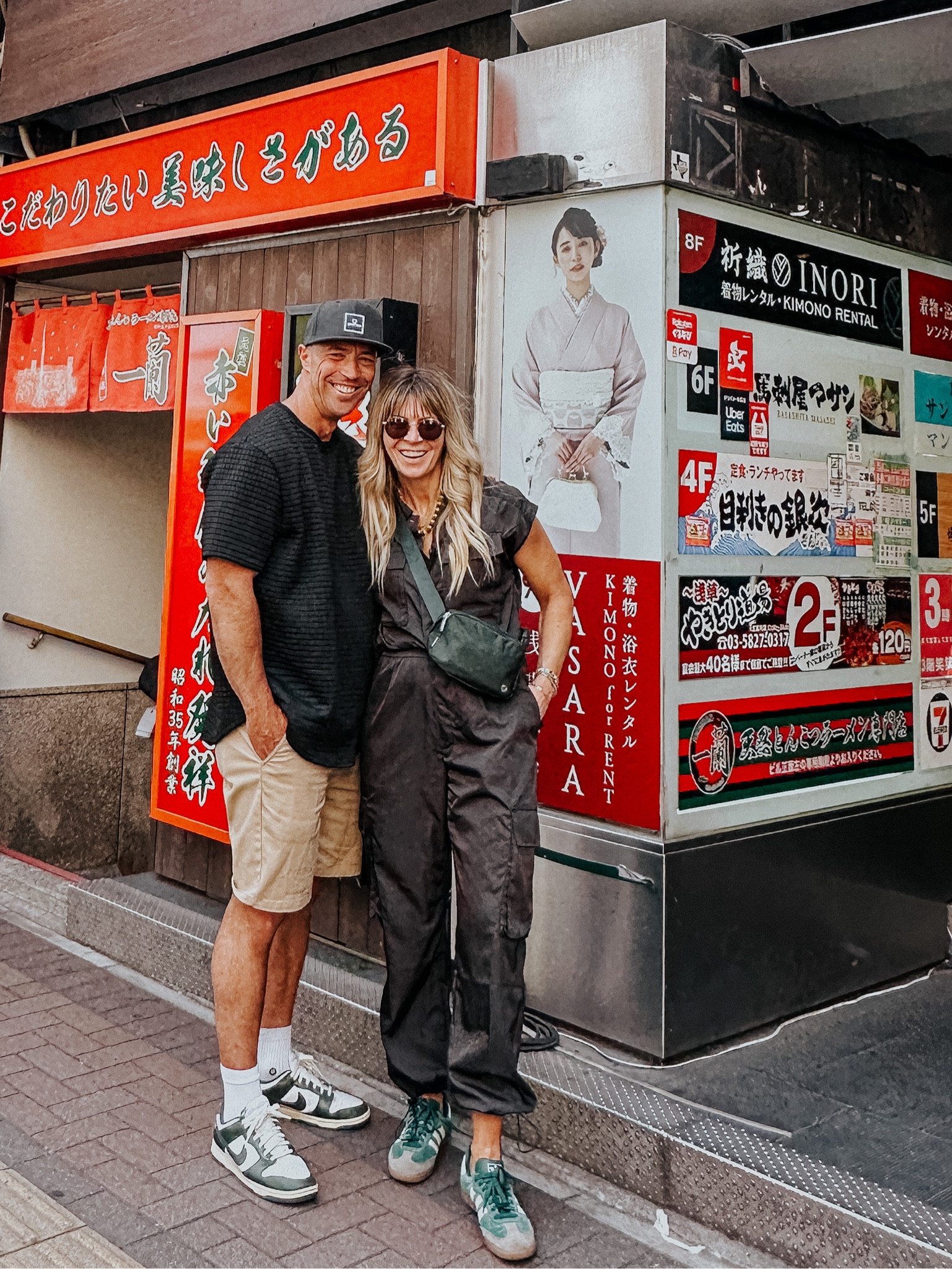 Wearing small in jumpsuit 
Shoes size down half size 