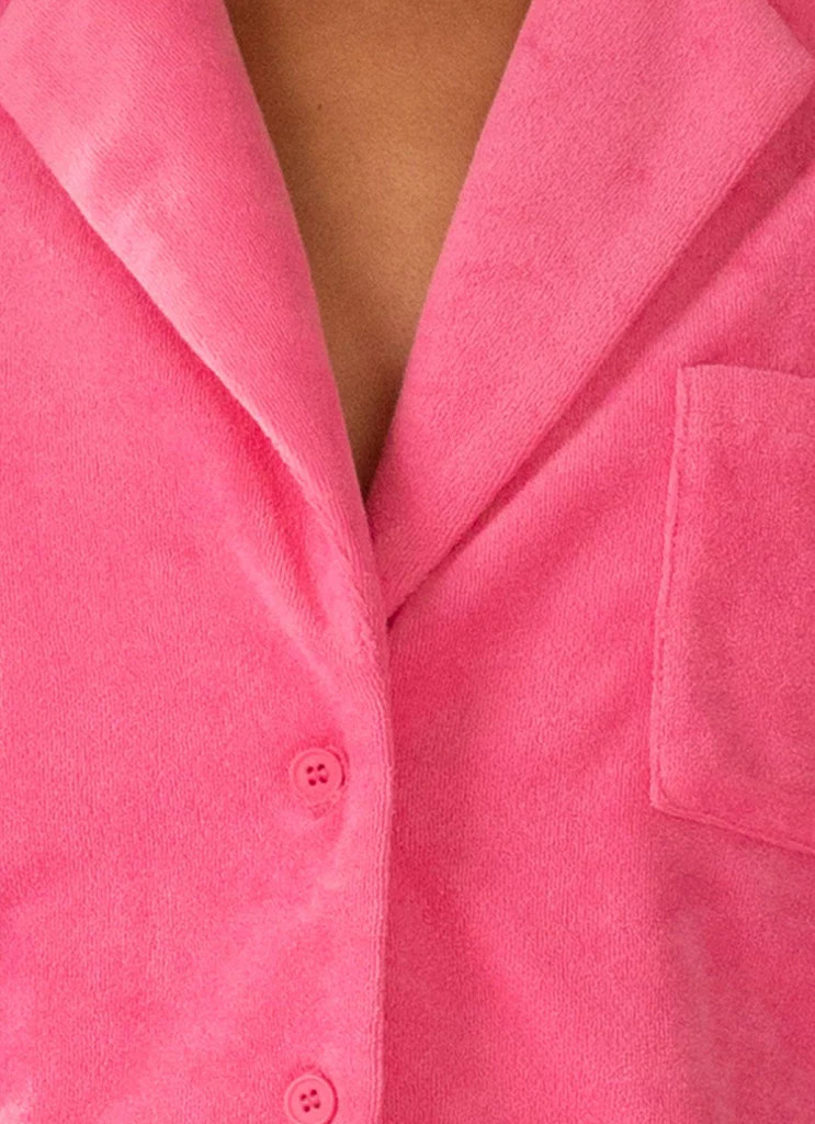 The Deep End Terry Shirt - Perry Pink | Peppermayo (Global)