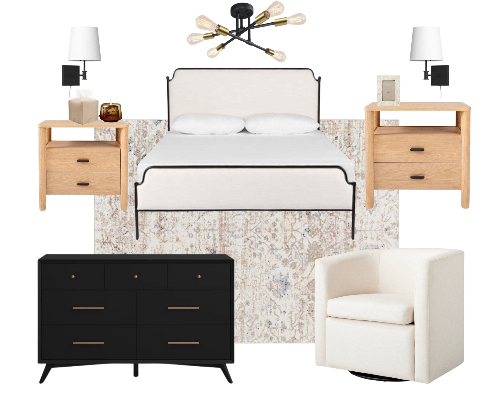 Master bedroom mood board- cozy, functional, & light

#LTKFamily #LTKHome #LTKOver40