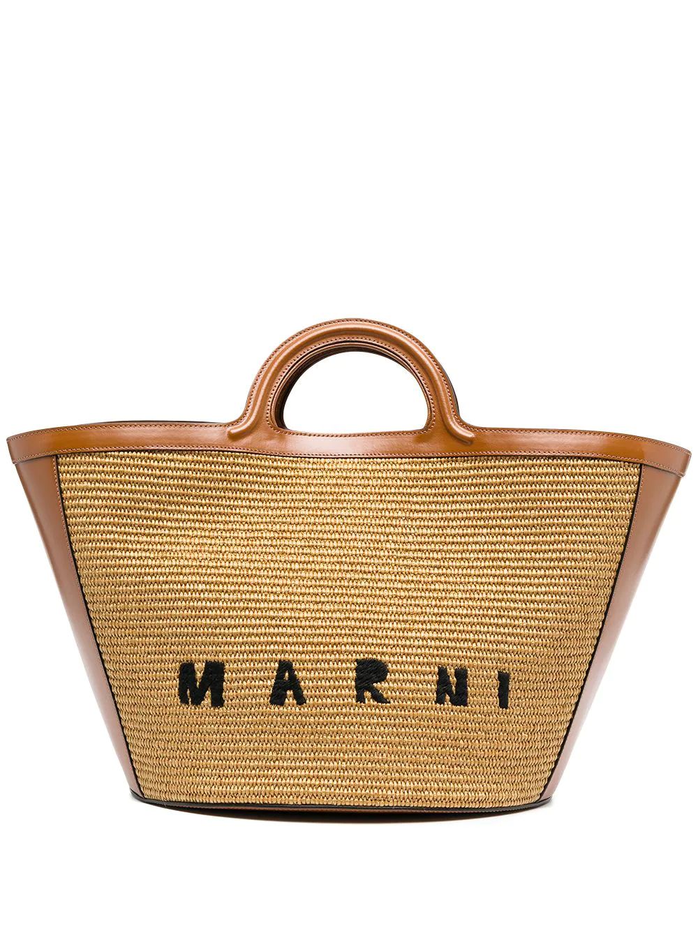 Marni Tropicalia logo-embroidered Tote Bag - Farfetch | Farfetch Global
