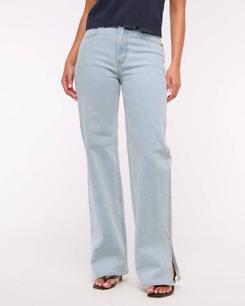 Women's High Rise 90s Relaxed Jean | Women's Bottoms | Abercrombie.com | Abercrombie & Fitch (US)