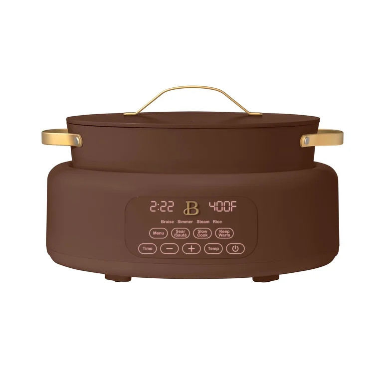 Beautiful 10 in 1, 6 Qt Electric Multi-Cooker, Chocolate by Drew Barrymore | Walmart (US)