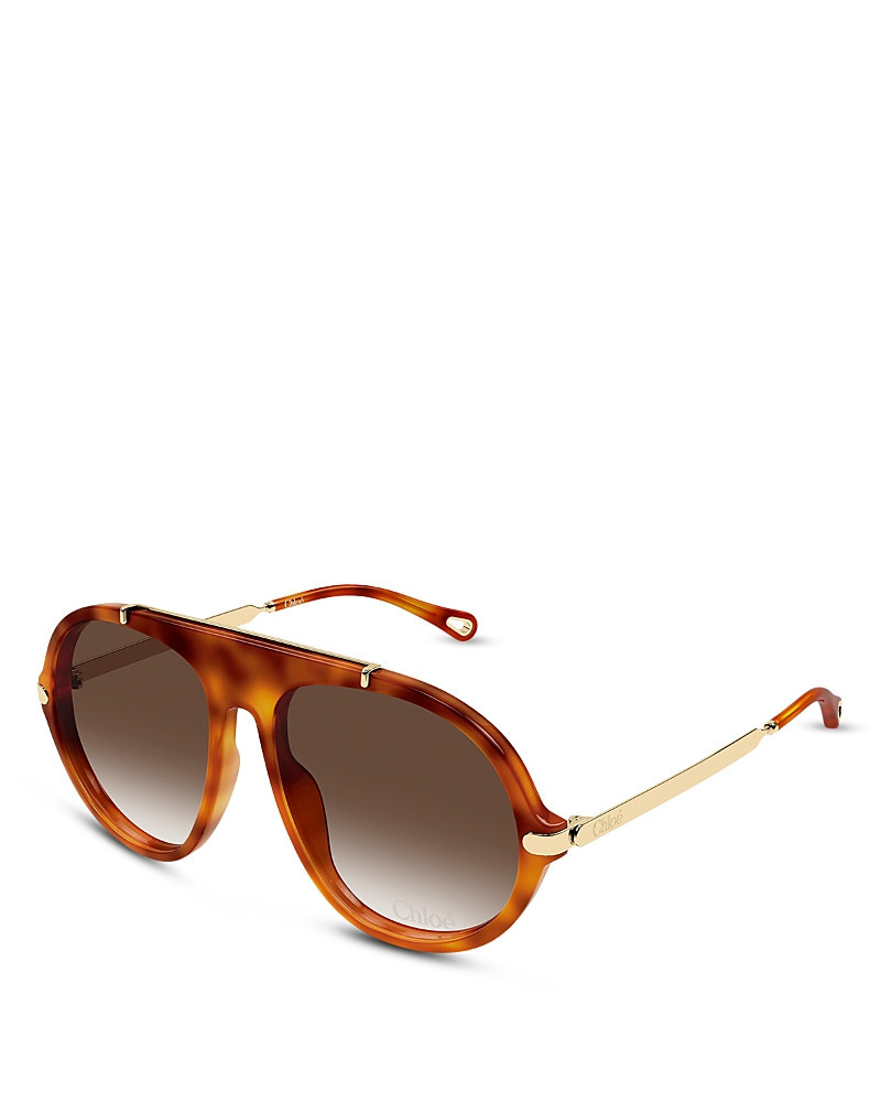 Chloe Round Sunglasses, 58mm | Bloomingdale's (US)