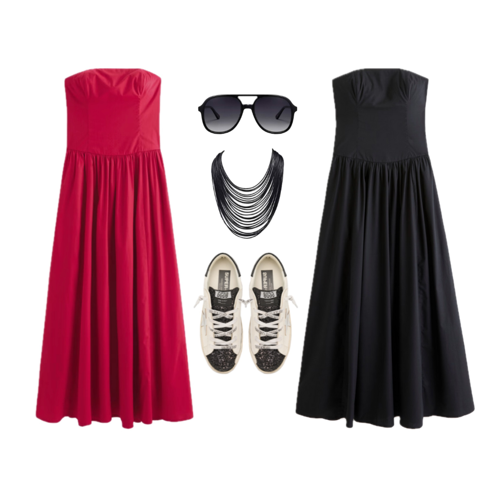 Red and black game day dresses ❤️🖤