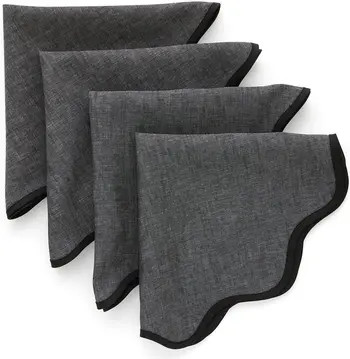 Linen Dinner Napkins Set of 4, 20 Inch Round for Dining Table, Holiday and Everyday Table Decor -... | Nordstrom