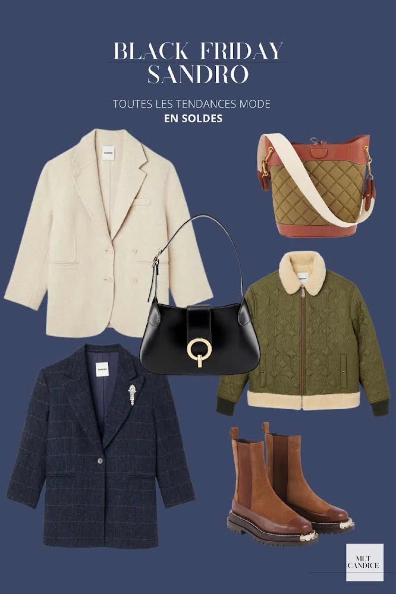 SANDRO EN SOLDES ! 
Ma sélection en tant que Journaliste mode ! 

Pour le Black Friday, le site Place des Tendances (sur lequel j'adore passer commande) fait d'énormes soldes et brade des vêtements et des accessoires Sandro ! Si vous êtes fan de la marque parisienne ou que vous n'avez pas encore trouvé de cadeaux pour vos proches qui l'adore, ma sélection des tendances vous aidera à faire le tri ! 

Les pièces que j'ai sélectionné sont selon moi les indispensables Sandro à acheter impérativement pendant le Black Friday ! 

#blackfriday #achatnoel #achatsnoel #achatsdenoel #soldes #sales #maje #frenchstyle #parisienne #parisian #parisianstyle #manteaulong #manteau #sacs #sac #blakcfriday2022 #blackfriday #ltkunder100 #ltksalesalert #ltkgiftguide 

#LTKeurope #LTKSeasonal #LTKsalealert