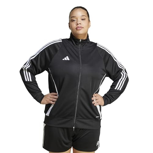adidas Women's Tiro 24 Training Jacket, Black/White, Medium | Amazon (US)