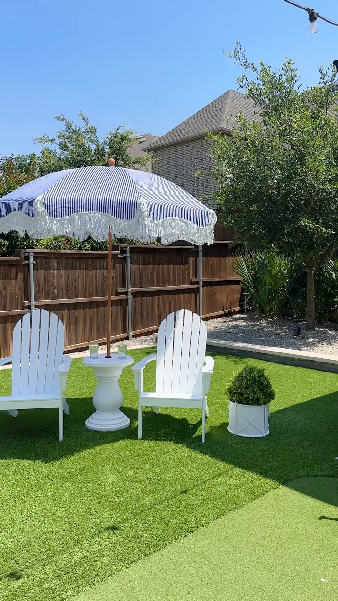 Faux potted boxwood balls, outdoor, patio, Adirondack chairs @Wayfair summer decor outdoor umbrella white outdoor chairs putting green lounge area

#LTKSaleAlert #LTKHome