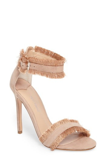 Women's Tony Bianco Kimi Fringed Strappy Sandal, Size 5 M - Pink | Nordstrom