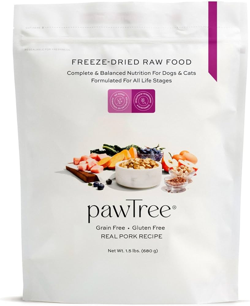 pawTree Freeze-Dried Raw Food for Dogs & Cats. Nutrient-Rich, All-Natural, Complete & Balanced Nu... | Amazon (US)