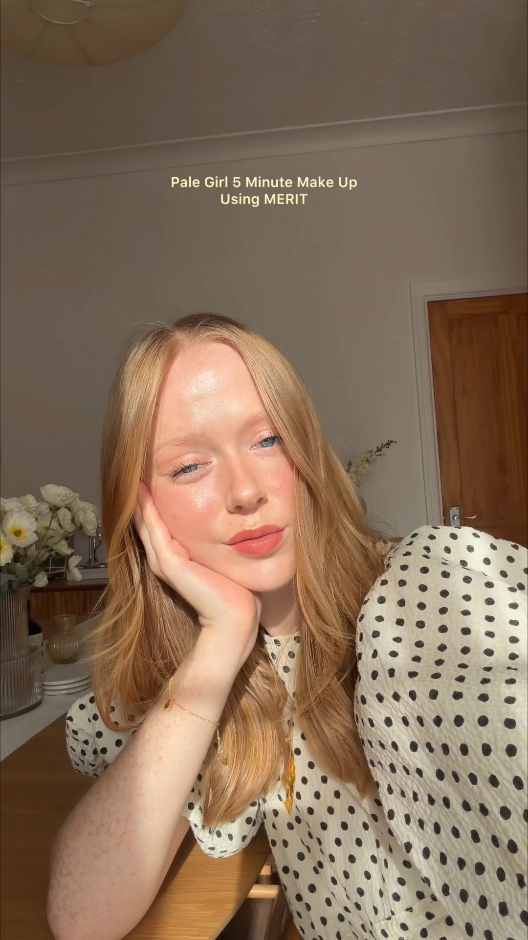 MERIT, 5 Minute Make Up, Everyday Make Up, Easy Make Up Products, Cream Blush, Tinted SPF, Mascara, Lip Blush, Lipstick, Lip Colour, Glowy, Highlight 

#LTKspring #LTKuk #LTKbeauty