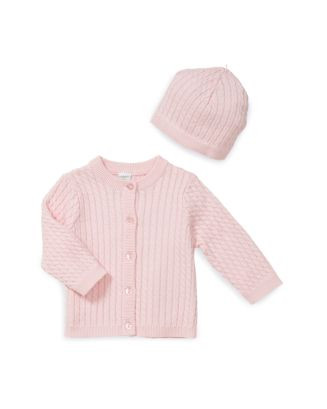 Little Me Unisex Cable-Knit Cardigan & Hat Set - Baby | Bloomingdale's Kids | Bloomingdale's (US)