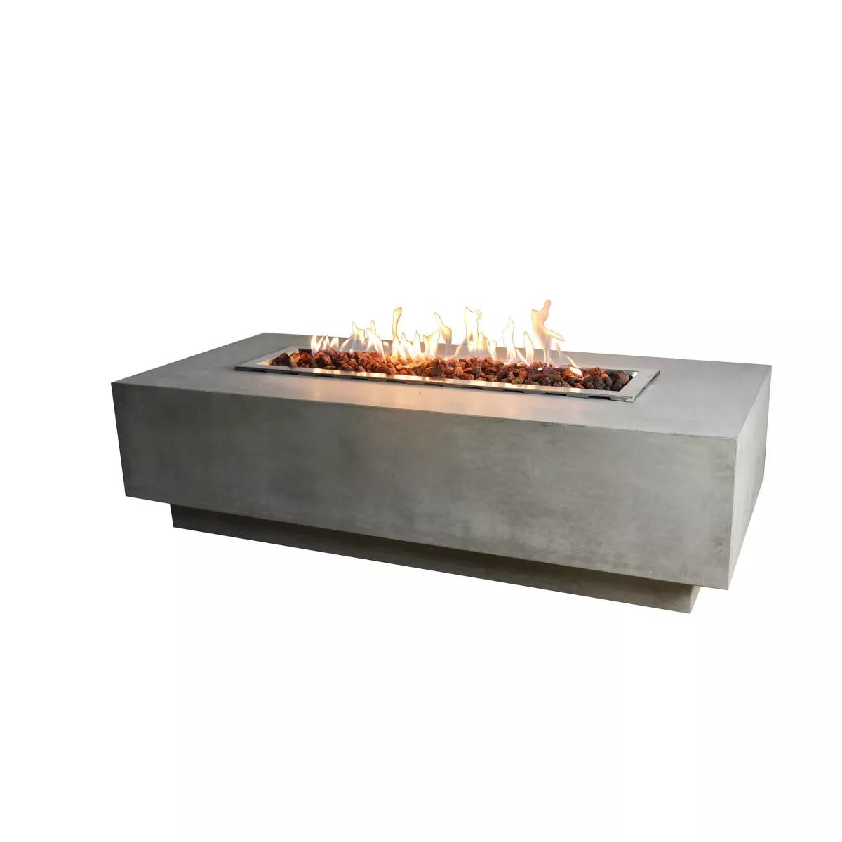 Granville 60" Outdoor Fire Pit Propane Table Backyard Patio Heater - Elementi | Target