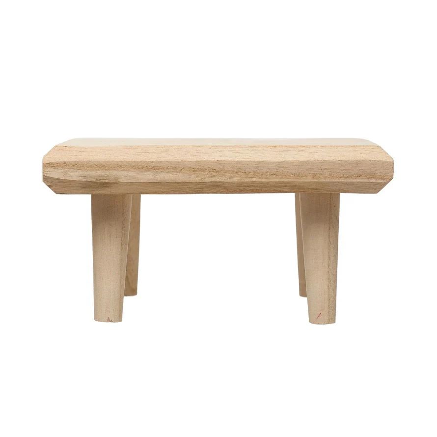 Paulownia Wood Footed Pedestal | StyleMeGHD