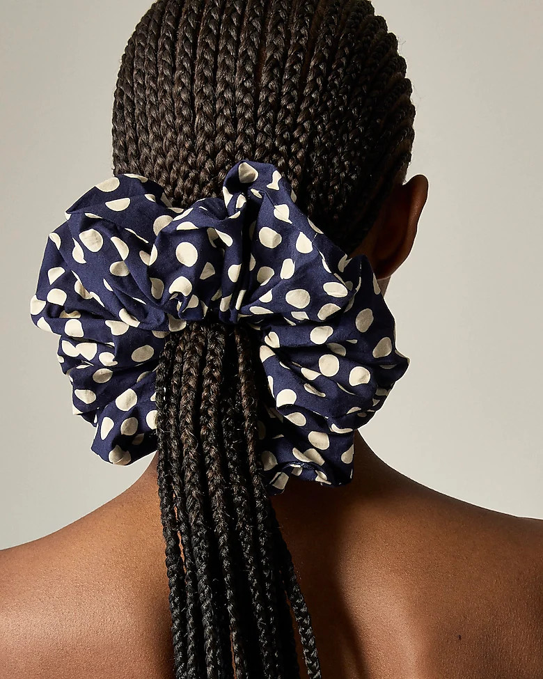Oversized printed scrunchie | J. Crew US