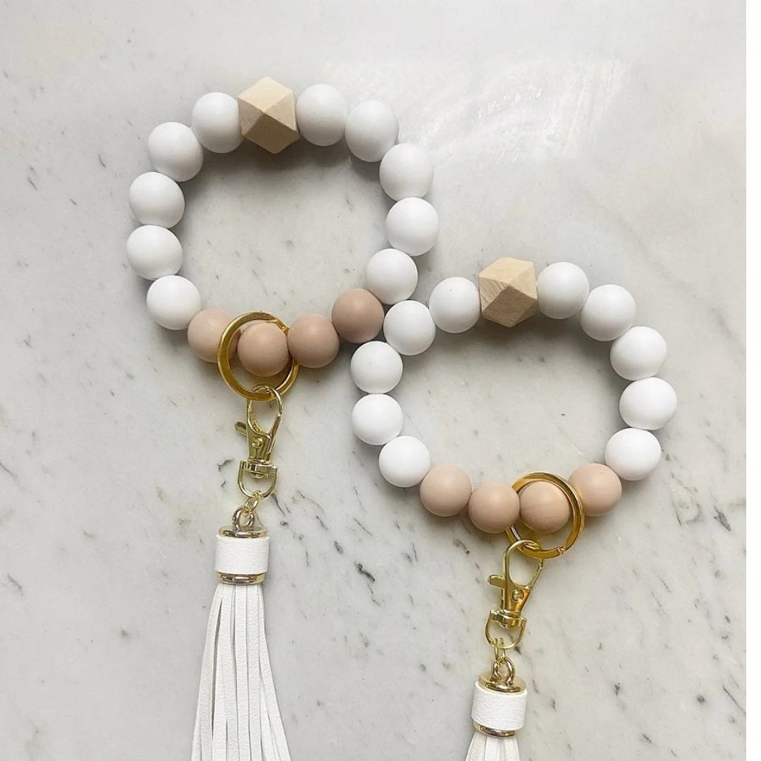 Boho Chic Wristband Keychain | Lanyard Lovebirds