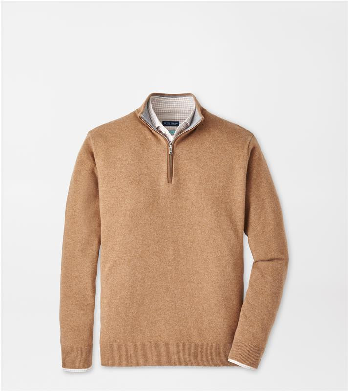 Artisan Crafted Cashmere Flex Quarter-Zip | Peter Millar