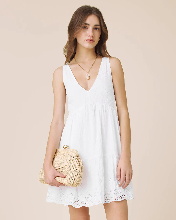 Gigi Seersucker Mini Dress | Splendid