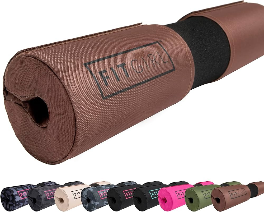 FITGIRL - Squat Pad and Hip Thrust Pad for Leg Day, Barbell Pad Stays in Place Secure, Thick Cush... | Amazon (US)