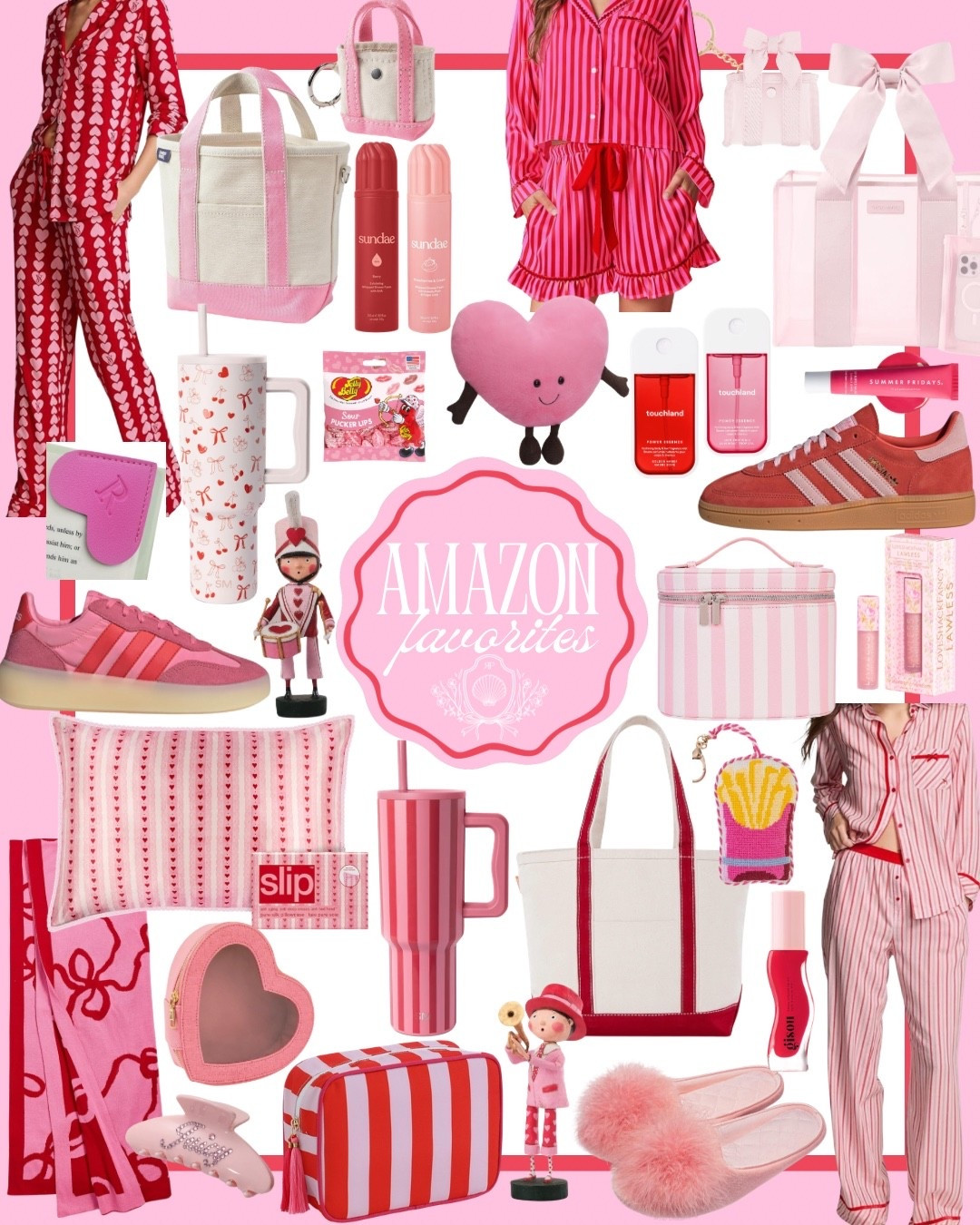 Amazon Valentine’s Day gift ideas, amazon finds, amazon favorites, amazon must haves, amazon haul, amazon fashion, galentines day gifts, amazon finds, valentines pajamas 

Amazon Valentine’s Day favorites and gift ideas!🎀💌 

#LTKHome #LTKSeasonal #LTKValentine