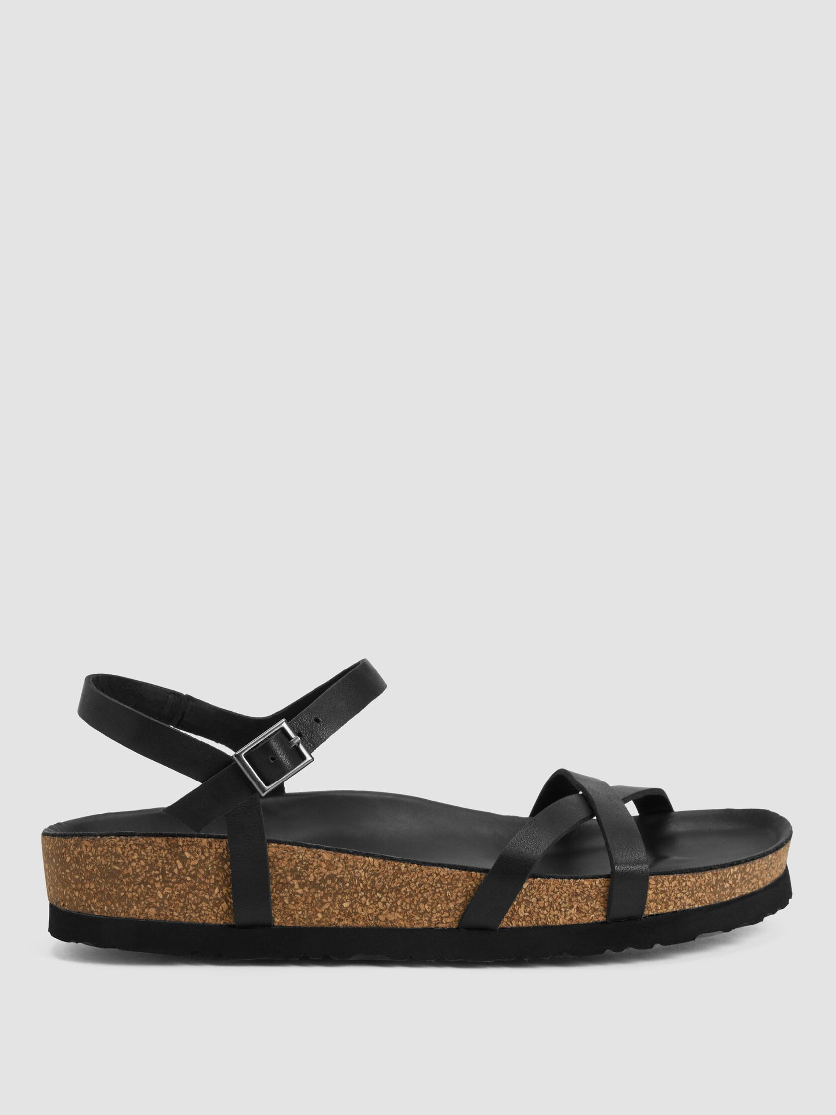 Canby Leather Wedge Sandal | Eileen Fisher