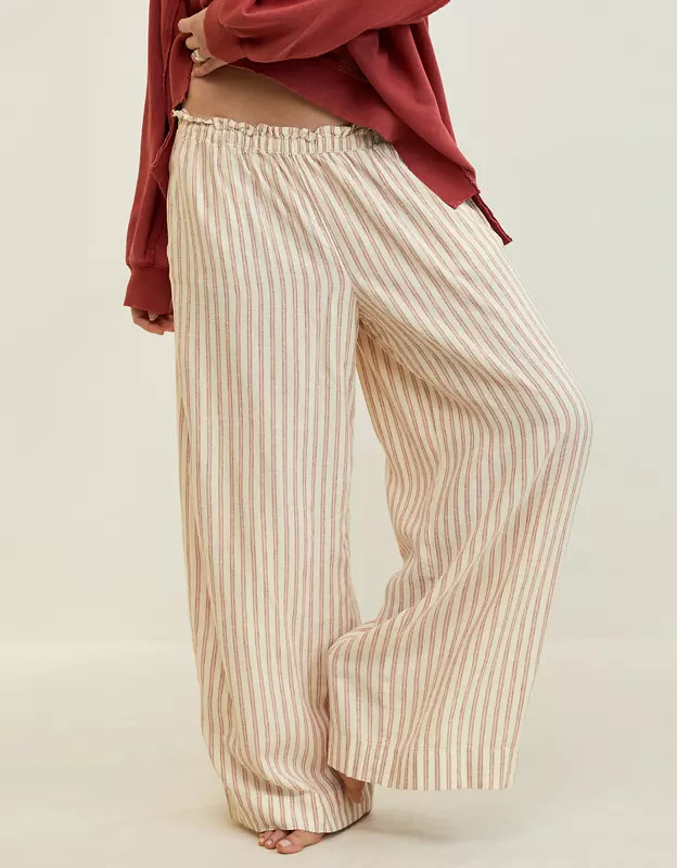 Aerie Linen Blend Trouser | Aerie