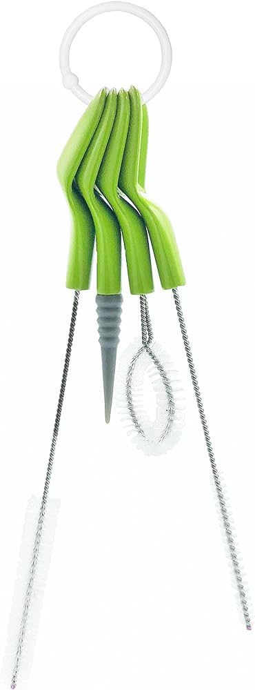 Full Circle Green Little Sipper Bottle and Straw Detail Cleaning Brush Set, One Size | Amazon (US)