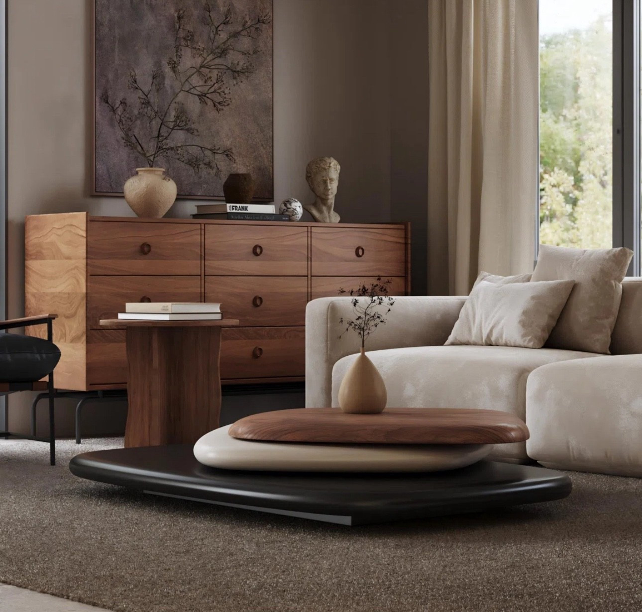 Dusan Modern Rotatable wood coffee table. #ltkcoffeetable

#LTKSaleAlert #LTKHome