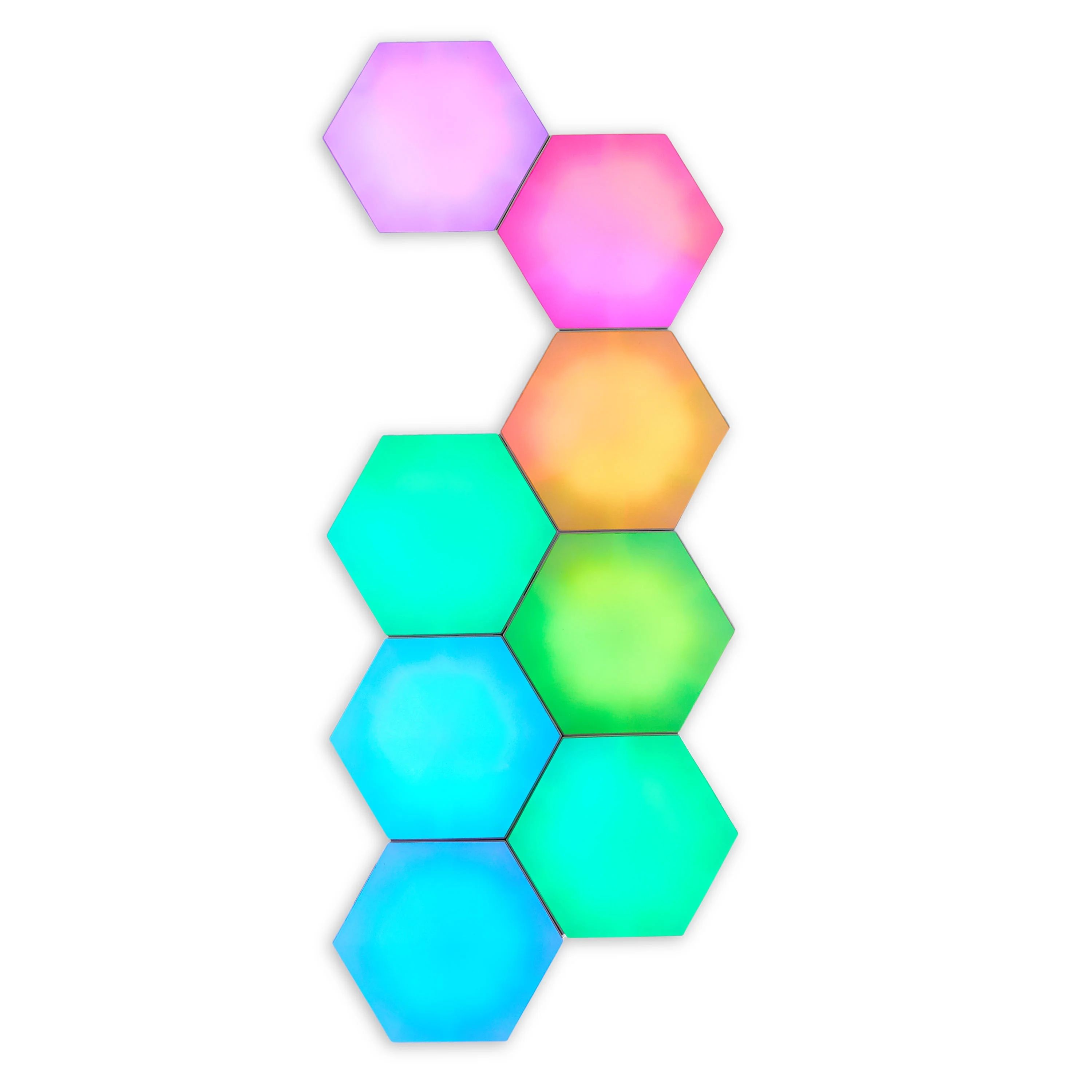 onn. 8-Pack RGBIC HEXAGON LIGHTS | Walmart (US)