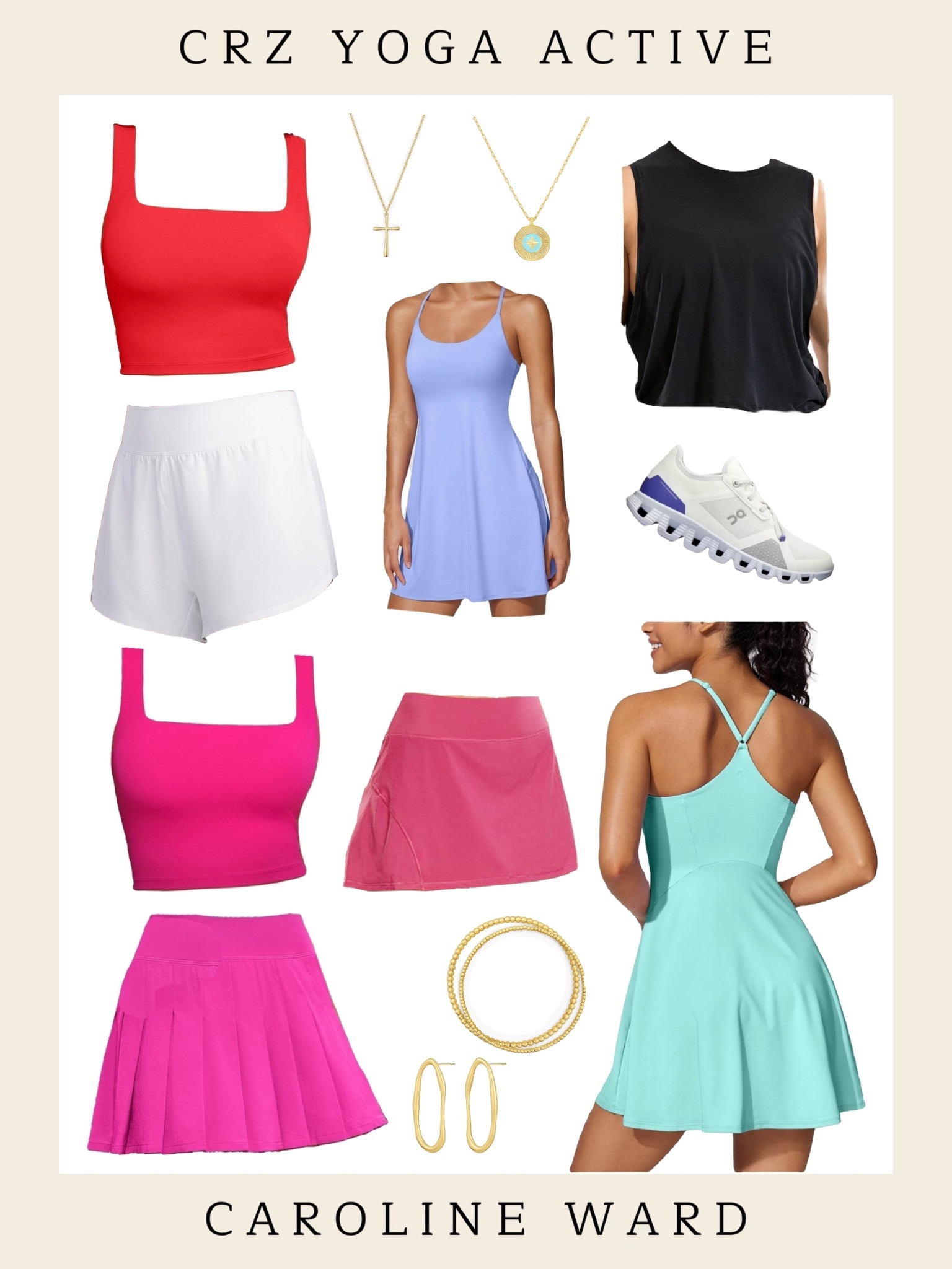 My CRZ Yoga workout attire top picks. Such great quality and durability. ❤️ these!!!!!